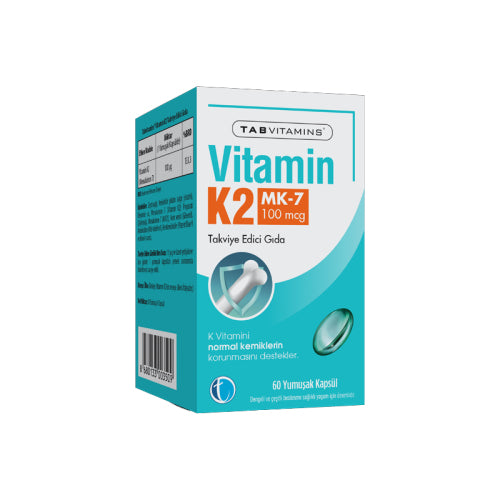 Tab Vitamins Vitamin K2 60 Kapsül