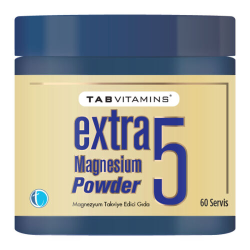 Tabvitamins Extra 5 Magnezyum Powder 60 Servis