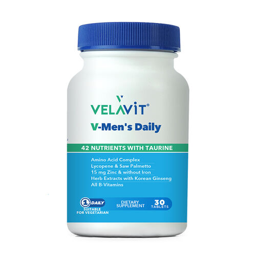 Velavit V-Mens Daily Takviye Edici Gıda 30 Tablet
