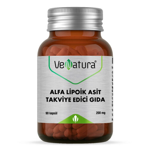 VeNatura Alfa Lipoik Asit Takviye Edici Gıda 90 Kapsül