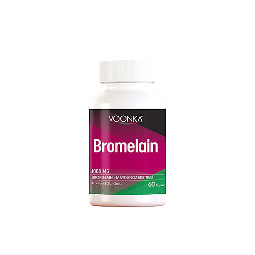 Voonka Bromelain Takviye Edici Gıda 60 Kapsül