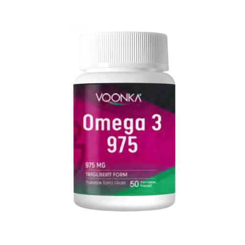 Voonka Omega 3 975 Takviye Edici Gıda 50 Yumuşak Kapsül