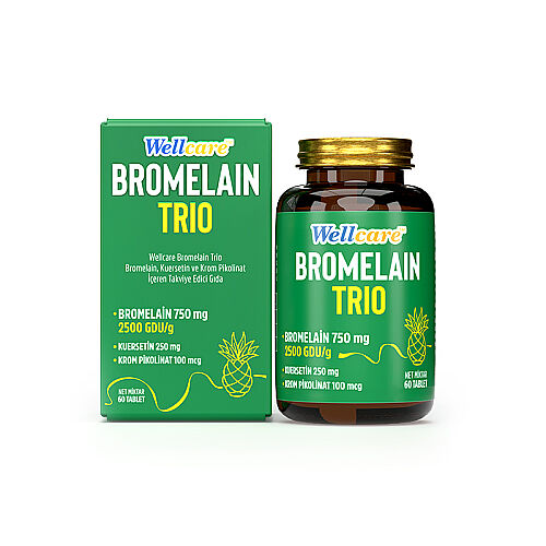 Wellcare Bromelain Trio 60 Tablet