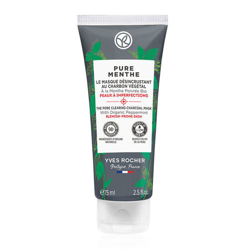Yves Rocher Pure Menthe Siyah Nokta Karşıtı Kömür Maskesi 75 ml
