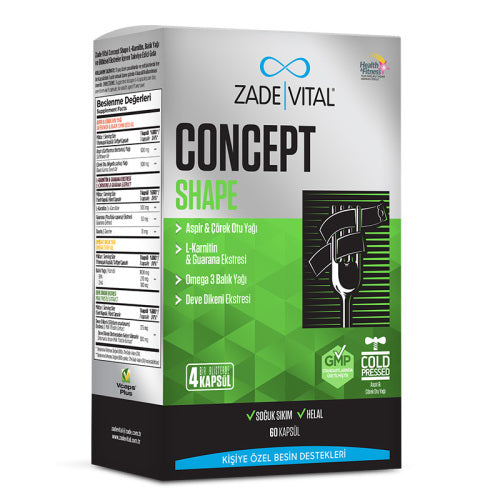 Zade Vital Concept Shape 60 Kapsül