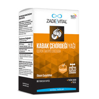 Zade Vital Kabak Çekirdeği Yağı 60 Kapsül